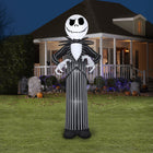 GEMMY - Jack Skellington gonflable pour Halloween avec ventilateur OPP - 120"-Comprend des piquets et des attaches