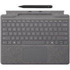Microsoft - Clavier Copilot Surface Pro avec stylet fin - Platine - Bilingue-Pour Surface Pro, 8, 9 et 10