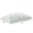 Modway - Relax Oreiller Standard/Queen Size - Blanc-Soulager les douleurs au cou et au dos