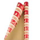  JAM PAPER - Papier cadeau de Noël - 76 cm x 4,57 m - Noël pixelisé-Design : Noël pixelisé