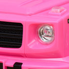 Aosom - Voiture à glisse pour bébé compatible - rose-Gros bouton de klaxon sur le volant, son réaliste et amusant 