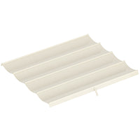 Outsunny - auvent de pergola rétractable UV30+ protégé 8 pi L x 9,4 pi l pour cadre de pergola 7 pi L x 10 pi l, blanc crème-Conçu exclusivement pour la pergola Outsunny 9,8 po x 7,1 po (3 x 2,15 m) (SKU : 84C-175)