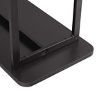Manhattan Comfort - Console moderne Celine 70,87 po - Noir-Garantie limitée du fabricant de 30 jours