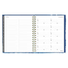 Blueline - Agenda Hebdomadaire/Mensuel - 9 1/4 po H x 7 1/4 po l - Motif Celestial - Anglais-Section mots de passe