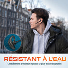 Delton - Casque d'ordinateur Bluetooth sans fil 95X avec réduction de bruit, compatible MS Teams, noir-Conçu pour une utilisation ambidextre, il s'adapte confortablement à l'oreille gauche comme à l'oreille droite, ce qui renforce sa polyvalence.