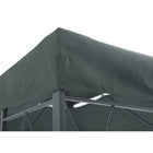 Outsunny - toit de rechange pour gazebo 13 pi L x 10 pi l, 2 niveaux, housse supérieure UV pour pavillon, jardin, terrasse extérieure, gris (seulement le dessus)-Tissu polyester durable de 180g/㎡ avec revêtement PA résistant aux UV