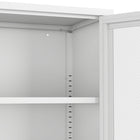 Manhattan Comfort - Amelia 31,5 po Buffet Moderne d’Appoint - Blanc-Pieds en métal avec patins de sol réglables pour une stabilité sur mesure