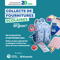 Faites un don et aidez des milliers dâ enfants à mieux apprendre - Don de 20 $-Nous sommes reconnaissants de votre contribution