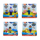 PAW Patrol - Ensembles de figurines - Pauqet de 4-Figurines pat'patrouille : ce coffret exclusif contenant des figurines indispensable pour les fans de la licence. lancez-vous dans des aventures palpitantes avec vos jouets pat'patrouille préférés.