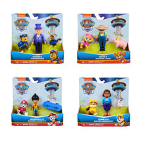 PAW Patrol - Ensembles de figurines - Pauqet de 4-Figurines pat'patrouille : ce coffret exclusif contenant des figurines indispensable pour les fans de la licence. lancez-vous dans des aventures palpitantes avec vos jouets pat'patrouille préférés.