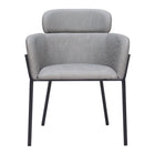 Zuo - Bremor Chaise de salle à manger - Gris ardoise - Ensemble de 2-Polyester doux et chaleureux