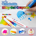BAZIC Products - Crayons gel soyeux lavables - 2 paquets de 24-Se mélange facilement