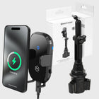 Mighty Mount - Support de support de tasse pour support de chargeur sans fil 15 W-Support pliable : pour aider à maintenir votre téléphone en place