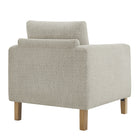 Modway - Hawken Tissu Boucle Fauteuil d’accent - Hêtre parchemin-6