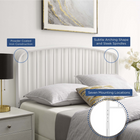 Modway - Nova Métal Tête de lit complète - Blanc-Style de ferme moderne