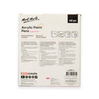 Mont Marte - Feutres acryliques Signature - Pointe large - Assortis - Lot de 48-Utilisation multi-surfaces: Convient pour la toile, le papier, la céramique, le verre, le plastique, le béton et la pierre pour la création en intérieur et en extérieur