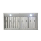 KUCHT KRH4821A 48 po Hotte murale - 1200 CFM - Acier inoxydable-Cette hotte de style professionnel est équipée de 3 ventilateurs puissants atteignant 900 CFM, offrant plusieurs niveaux de débit d’air et captant la fumée ainsi que les odeurs de cuisson dans un fonctionnement silencieux
