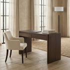Hudson&Canal - Bureau rectangulaire Ashcroft - 48 po l - Chêne brun-Nettoyer avec un chiffon doux et sec, sans produits chimiques agressifs ni produits de nettoyage abrasifs