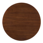 Modway - Zinque 36 po Table à manger, Noyer d’or-Surface facile à nettoyer