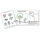 Wikki Stix - Livre d'activités amusant - Paquet de 2-Fournit un engagement pratique pour l'appariement, le comptage, les formes, les lettres, les chiffres dans l'ordre et l'art de forme libre simple