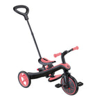 Globber - Tricycle Explorer – Rose Corail-Design sans outils : Changez de mode facilement grâce à des boutons et des molettes à ressort—aucun outil ni vis nécessaire