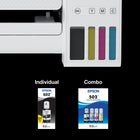 Epson - Bouteille d'encre T502 - Cyan/Magenta/Jaune-Modèles compatibles: ET-2700, ET-2750, ET-2760, ET-2850, ET-3700, ET-3710, ET-3750, ET-3760, ET-3830, ET-3843, ET-3850, ET-4750, ET-4760, ET-4850, ET-15000, ET-3950, ET-4950, ET-2980 ST-2000, ST-3000, ST-4000, ST-C2100, ST-C4100