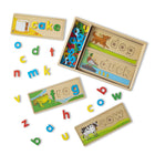 Melissa & Doug - Voir et Épeler-Se range dans un seul boîtier de rangement en bois compact
