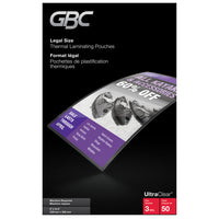 Swingline - Pochettes de stratification GBC UltraClear 3mm - Légales - Transparentes - paquet de 50-Plastifieuses thermiques