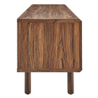 Modway - Kurtis 60 po Meuble TV, Noyer-Pieds en bois