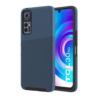 AXS - PROTech Plus etui mince anti-choc avec double couches pour TCL 30 5G, Bleu Astral-Resistant aux chutes jusqu'a 10 pieds