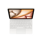 Apple - Magic Keyboard pour iPad Air 11" (M4/M3/M2) / iPad Air 10,9" (4e et 5e générations) - Français - Blanc-Grand pavé tactile en verre pour une expérience réactive et intuitive