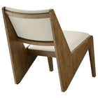 Modway - Rylina Cuir végane Chaises d’accent - Pierre de chêne altérée - Ensemble de 2-Assemblée requise