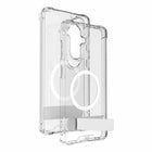 Blu Element - Étui Dropzone Rugged avec béquille avec aimants pour Samsung Galaxy S26+, Transparent-Polycarbonate transparent anti-rayures