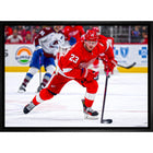 Lucas Raymond Detroit Red Wings - Toile encadree - 31" x 22"-Impression sur toile de qualité supérieure avec bordures enveloppées
