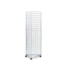 Wamaco - Kit de base triangulaire Trois avec panneaux grillagés 2 x 6 pieds - Blanc-Kit tout-en-un - Inutile de chercher quelles pièces de grille s'assemblent entre elles, car une fois monté, ce kit forme un présentoir triangulaire fonctionnel.
