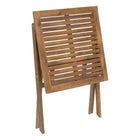 Dura Housewares - ensemble 3 pièces Oxford bistro - Brun-Les chaises et la table se plient facilement pour un rangement pratique et une portabilité