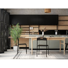 CB Office Tactic Multi-Purpose Armless Stacking Chairs - Black - 4 Pack-Siège (L x H): 14,4 po x 12,6 po