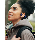 OPN Sound -  Casque audio ouvert Mezzo+ - Noir avec détails bleus-Technologie de conduction osseuse de qualité supérieure : de mini-vibrations transmettent un son de qualité supérieure avec des basses profondes à votre oreille interne
