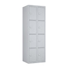 Ceha - Casiers KDK série 4 niveaux, bloc de 2, 1 principal et 1 additionnel-Design en méplat à 4 niveaux, assemblage sans outil