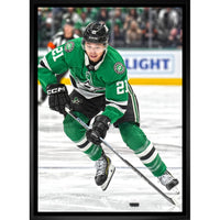 Jason Robertson Dallas Stars - Toile encadree - 22" x 31"-Impression sur toile de qualité supérieure avec bordures enveloppées