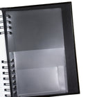 Blueline - 2027 Agenda quotidien CoilPro avec couverture rigide à texture imitation lézard – 8 po x 5 po – Noir – Bilingue-100 % de papier recyclé post-consommation