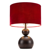 Zuo - Shobu Lampe de table - Red-Ampoule MAX 40W forme A19 à douille E26 x1 (non incluse)