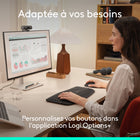 Logitech - Signature Comfort Plus M850 L, souris sans fil - Noir-Une autonomie qui dure : la souris sans fil Bluetooth Logitech Signature Comfort M850 L reste alimentée jusqu'à 24 mois, ce qui évite les changements de batterie constants