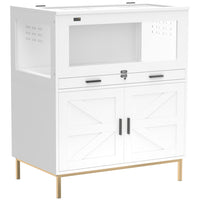 PawHut - Cage pour hamster avec armoire de rangement, cage pour cochon d’Inde avec bac-Comprend un intérieur de 29,1 po x 17,5 po x 13,2 po, offrant un espace suffisant pour que les animaux puissent jouer 
