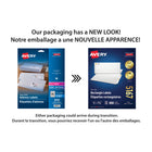 Avery - Étiquettes rectangulaires blaches avec Easy Peel, -1/2 po x 1-3/4 po, Paquet de 8000 (5167)-80 étiquettes par feuille
