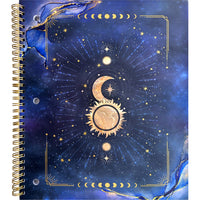 Mead Cahier esprit libre, 160 Pages, 10-1/ 2 po x 8 po , Lune Enfant-Couverture de papier Durable disponible dans un design à la mode avec des accents de feuille d'or