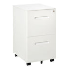 Vinsetto - Armoire à dossiers à cloisons réglables - blanc-Rangement idéal pour garder votre bureau, votre étude ou votre chambre en ordre 
