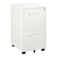 Vinsetto - Armoire à dossiers à cloisons réglables - blanc-Rangement idéal pour garder votre bureau, votre étude ou votre chambre en ordre 

