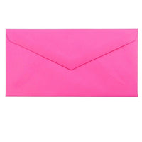 JAM Paper Enveloppes format livret de couleur vive, ferm. gommée, 3 7/8 x 7 1/2 po, rose fuchsia éclatant, paq./100-Rose fuchsia éclatant