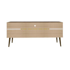 Manhattan Comfort - Meuble TV Bradley 62,99 po style Mid-Century Modern - Brun Rustique et Jaune-10